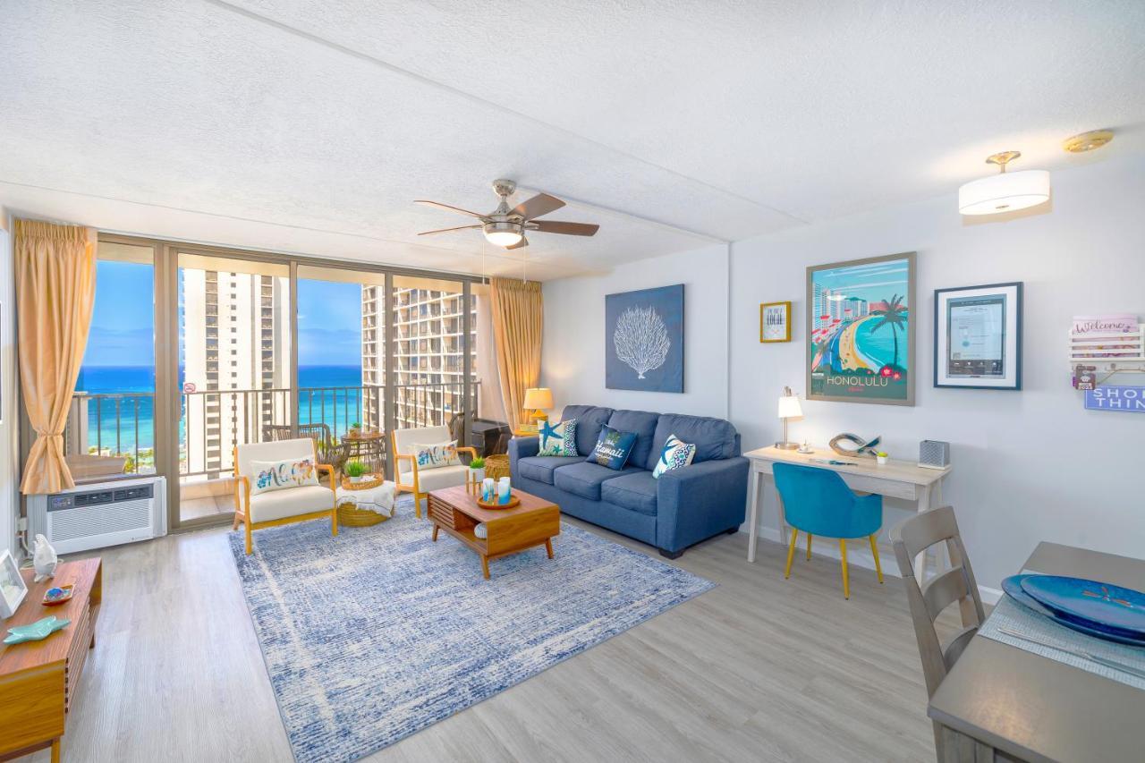Waikiki Upscale 1 Bedroom - Ocean Views - Parking Honolulu Exterior photo